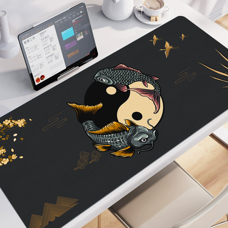 Officeworks Tablet Accessories - Large Mouse Pad 900x400MM Chinese Yin-yang
