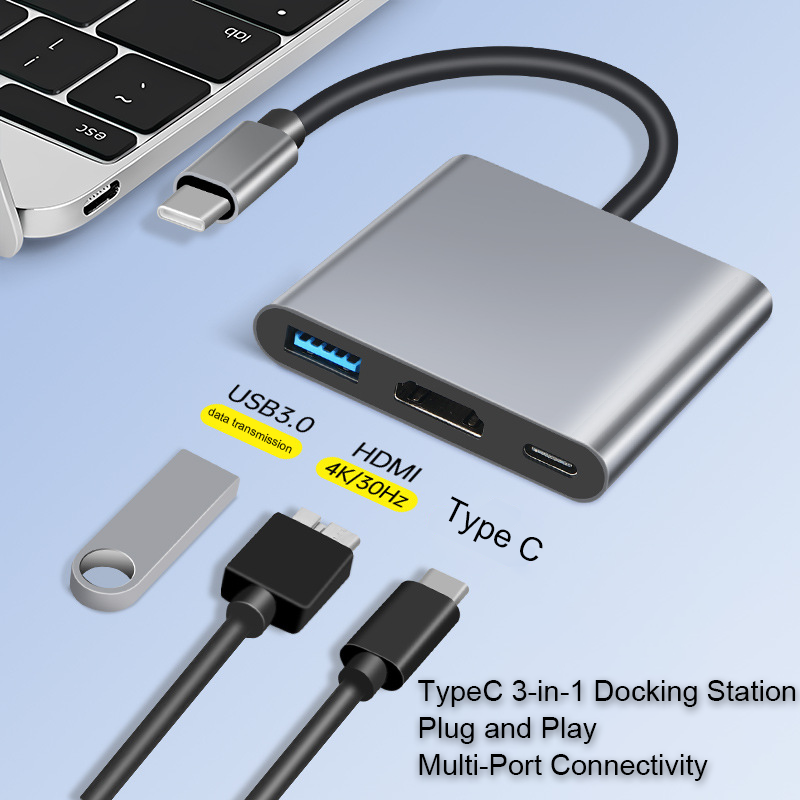 Hdmi Adapter Tablet - 3 in 1 Usb Hub USB