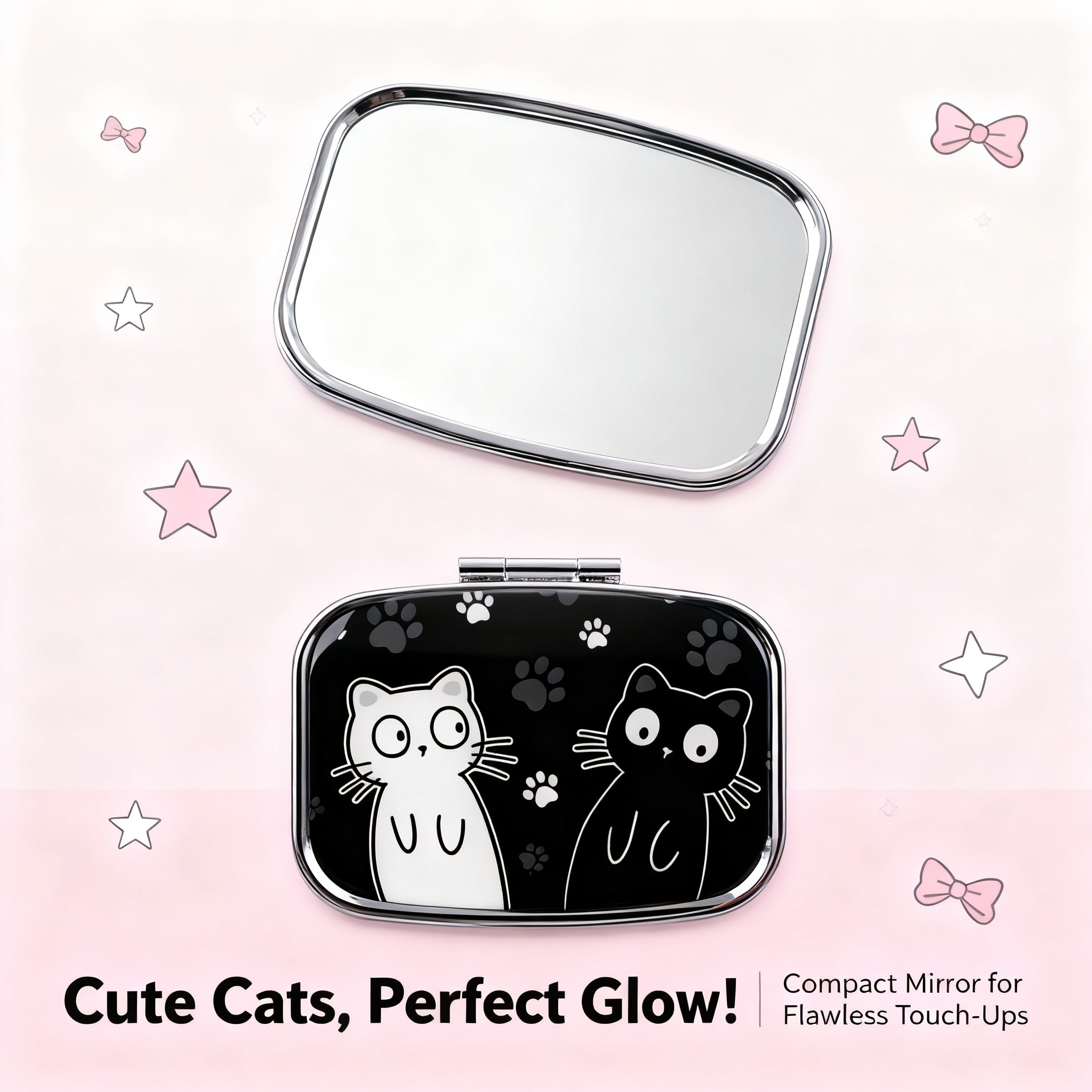Boox Tablet Accessories - Cartoon Black And White Cat Travel