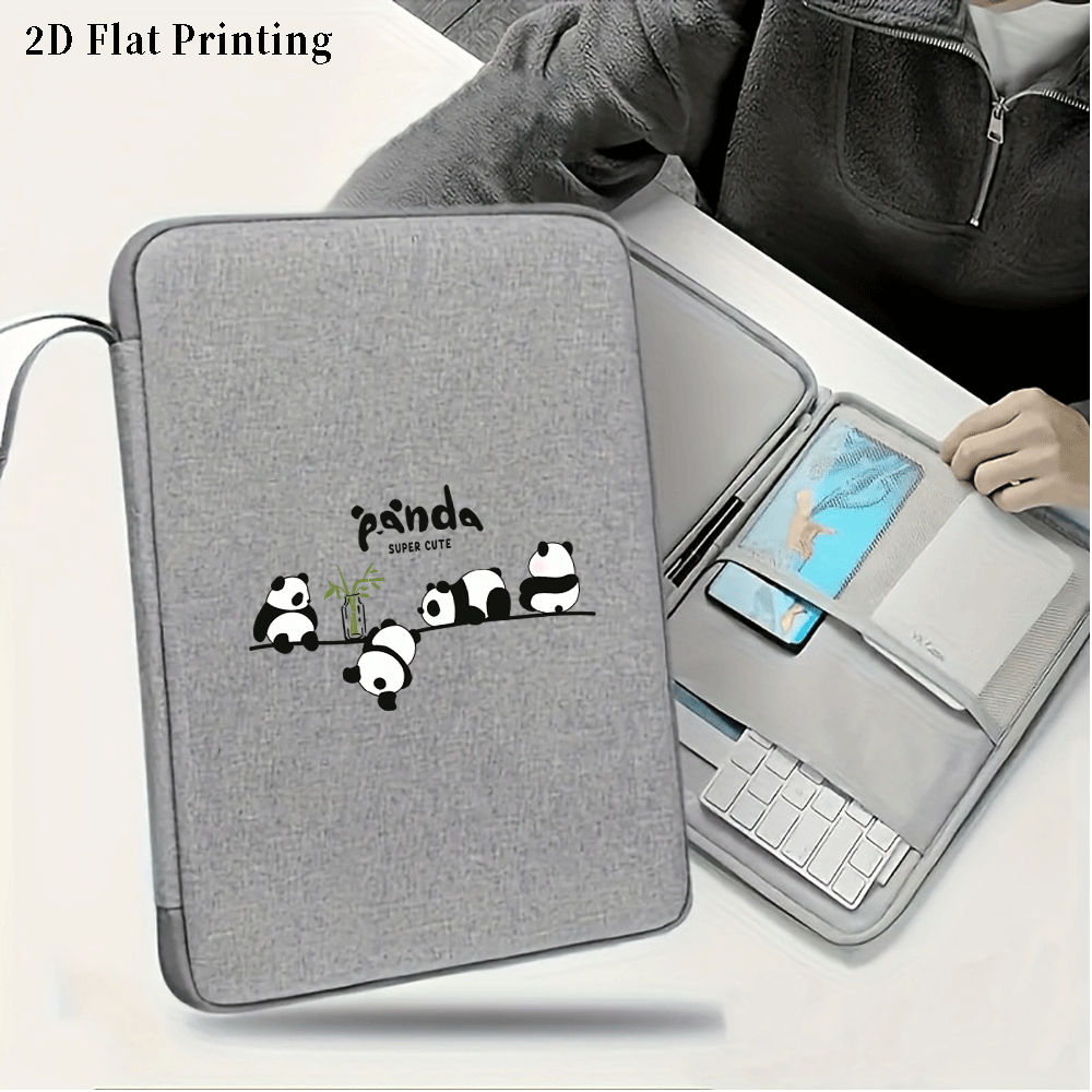 Lenovo Tablet P12 Accessories - Panda Print Tablet Sleeve Bag 10.9/12.9