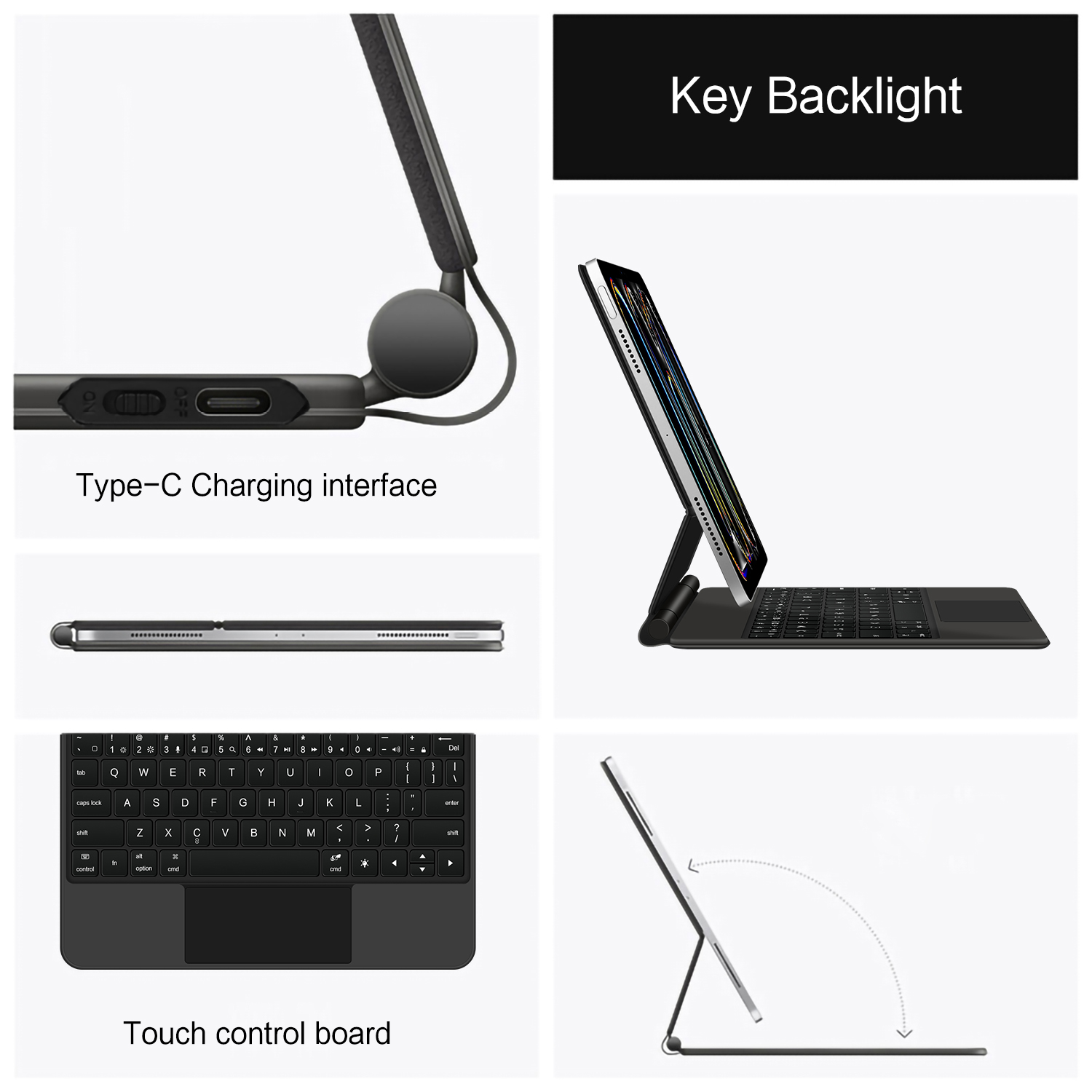 AJIUYU Magic Keyboard Folio Fo - Ipad Cover Folio บทวิจารณ์และราคา