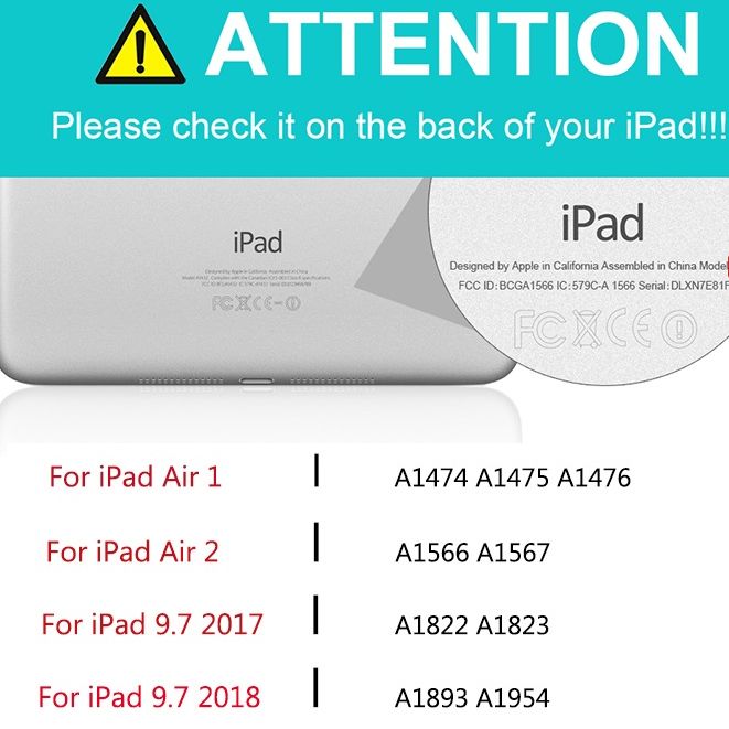 Slim Coque for iPad 2018 2017  - Ipad Cover Folio บทวิจารณ์และราคา