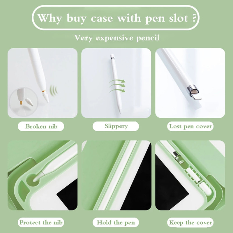 For iPad 10.2 9/8/7/6/ 10th Ge - Ipad Cover Folio บทวิจารณ์และราคา