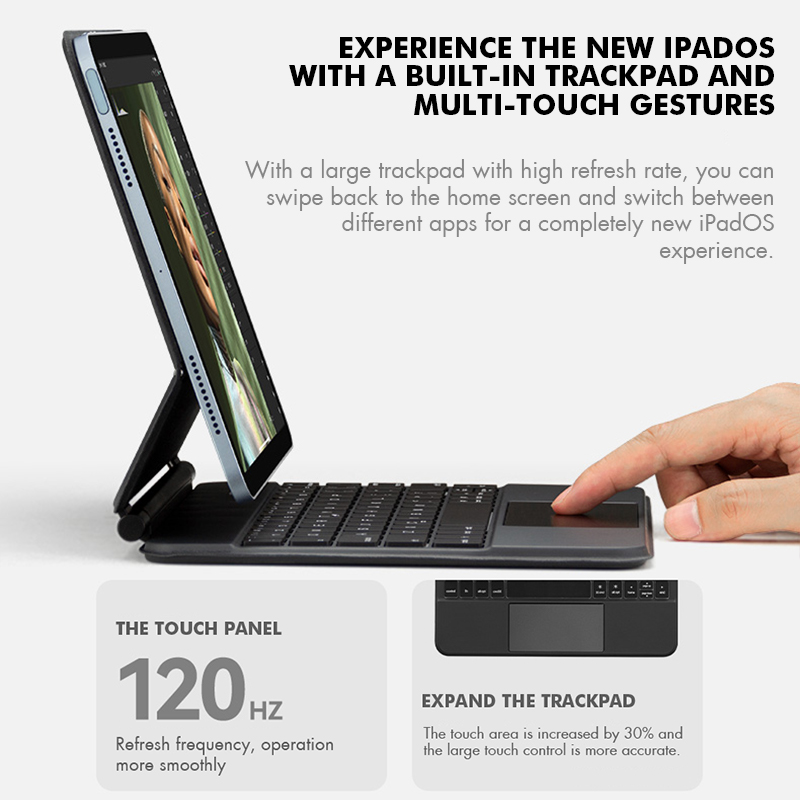 GOOJODOQ Backlight Magic Keybo - Ipad Cover Folio บทวิจารณ์และราคา