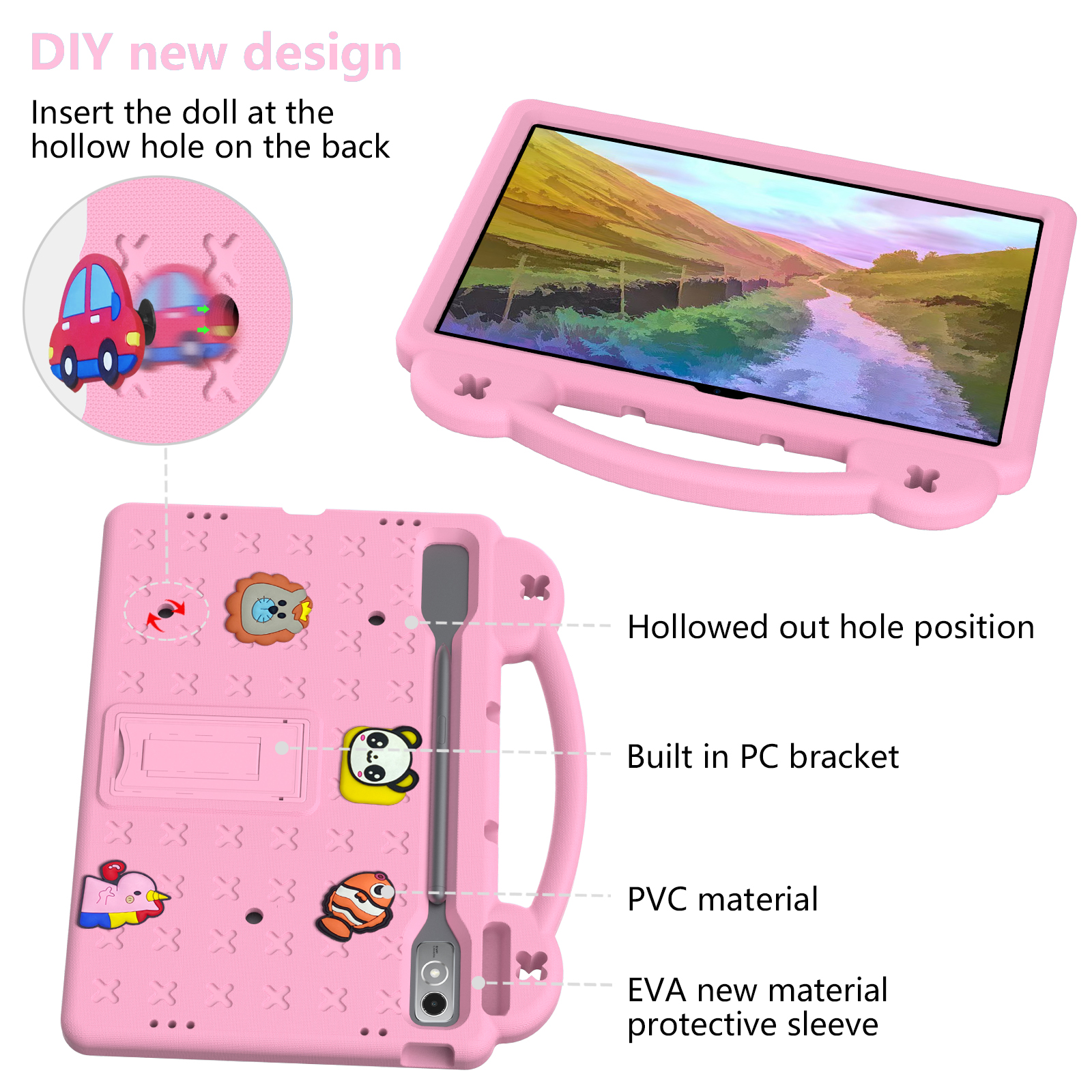 Kids Case for Lenovo Tab P12 1 - Lenovo Tablet P12 Accessories บทวิจารณ์และราคา