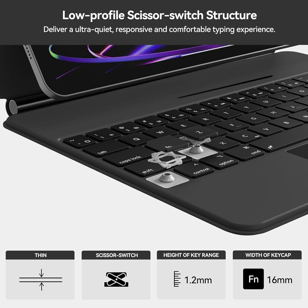 Bluetooth Magic Keyboard Case  - Boox Tablet Accessories บทวิจารณ์และราคา