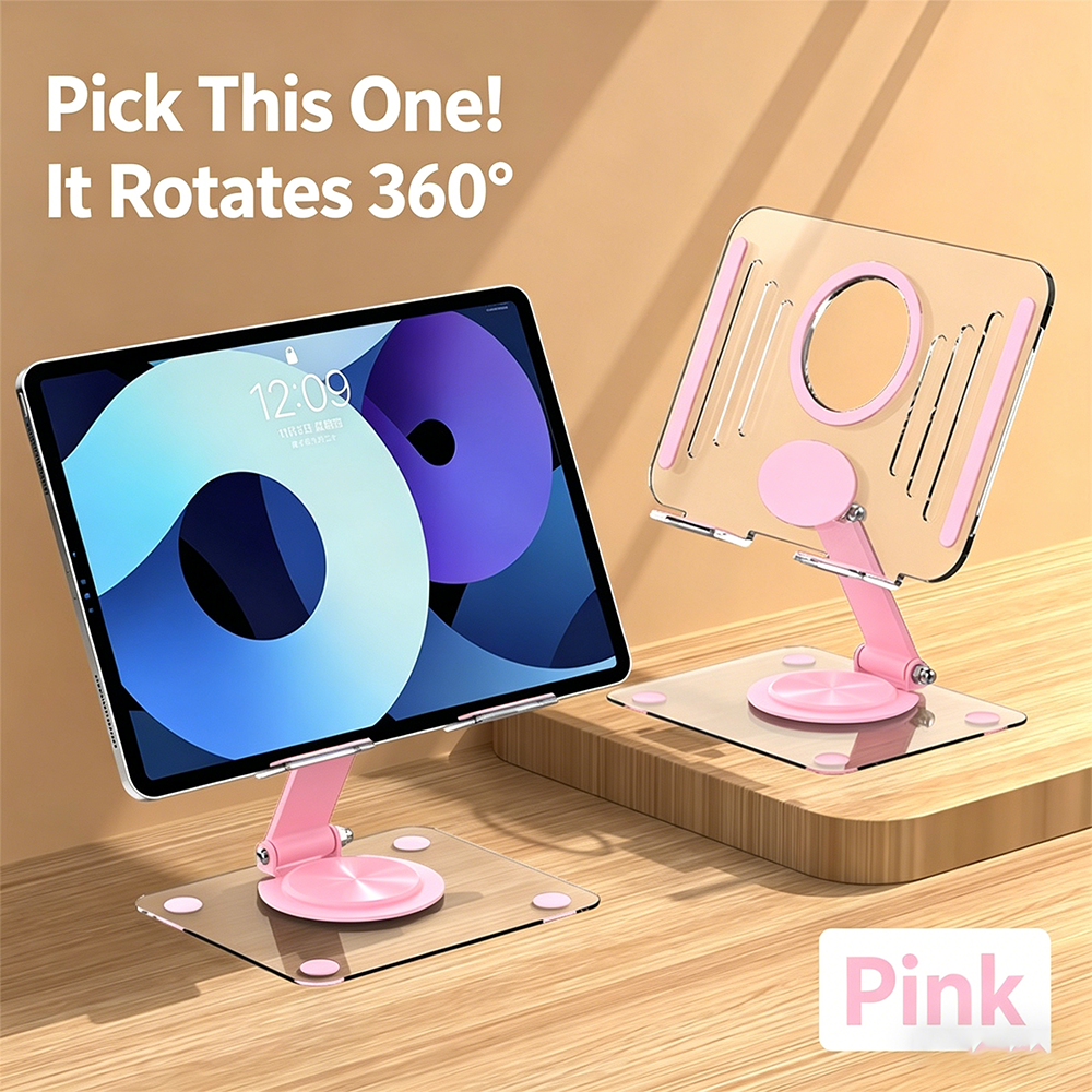 Acrylic Rotation Foldable Tabl - Tablet Stand Adjustable บทวิจารณ์และราคา
