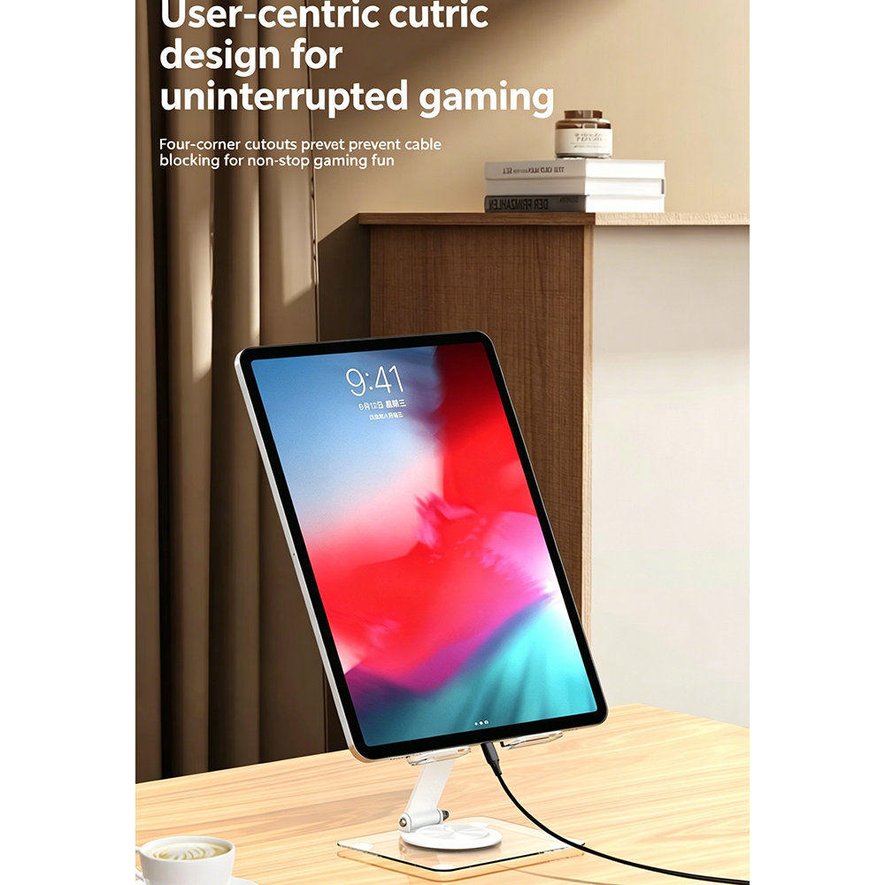 Acrylic Rotation Foldable Tabl - Tablet Stand Adjustable บทวิจารณ์และราคา