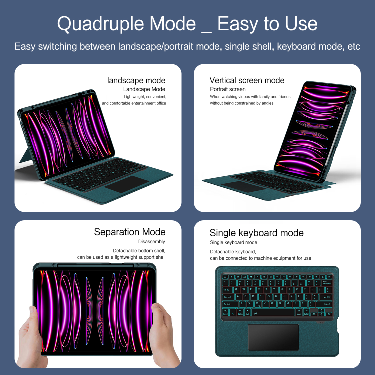 Magic Keyboard Case for iPad A - Ipad Cover Folio บทวิจารณ์และราคา