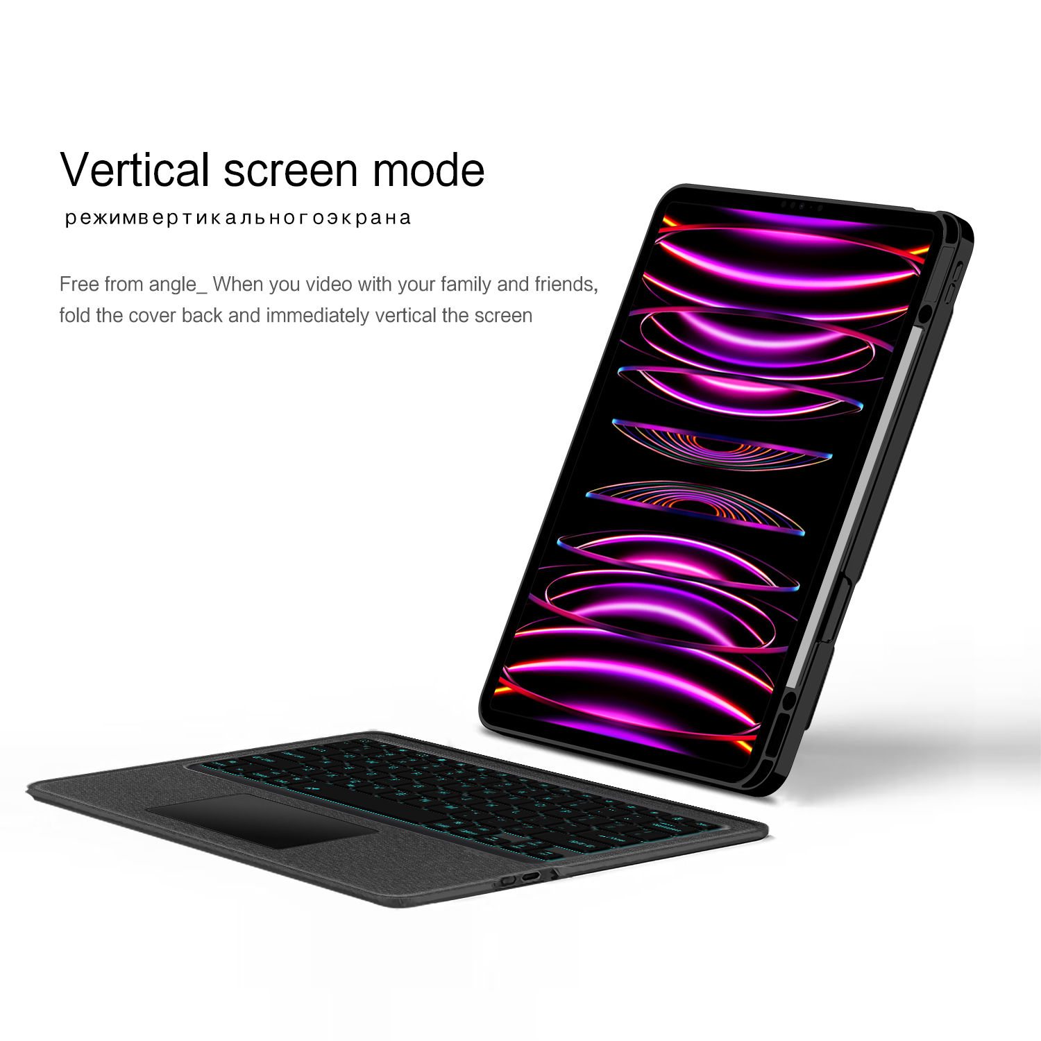 Magic Keyboard Case for iPad A - Ipad Cover Folio บทวิจารณ์และราคา