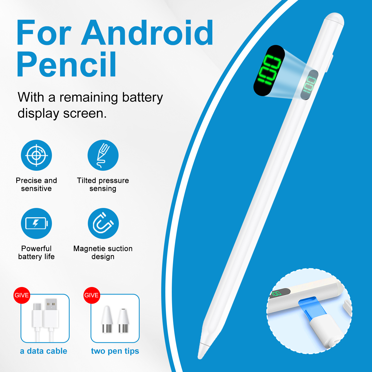 Universal Actiive Stylus Pen F - Lenovo Tablet P12 Accessories บทวิจารณ์และราคา