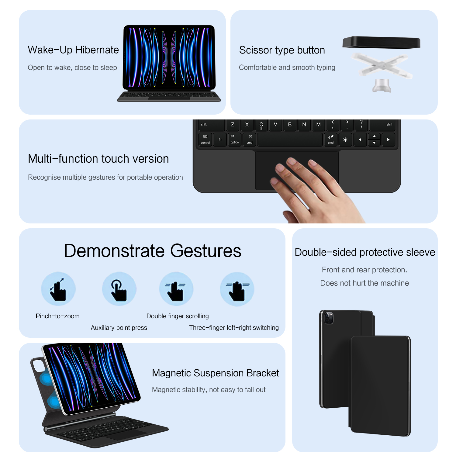 Magic Backlight Keyboard Folio - Ipad Cover Folio บทวิจารณ์และราคา