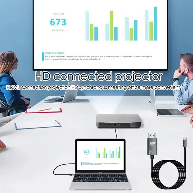 4K USB C To HDMI Cable Type-C  - Hdmi Adapter Tablet บทวิจารณ์และราคา