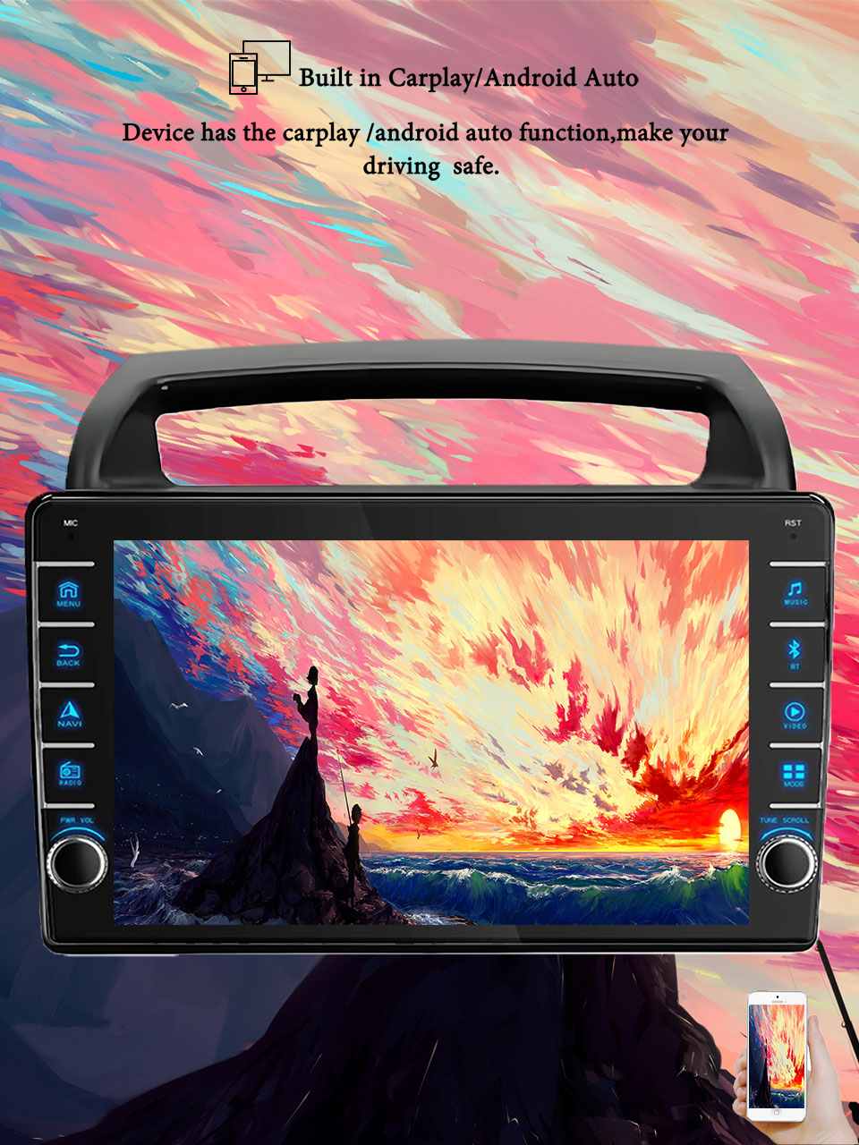 8G+128G Android 14 For Kia Car - Tablet Danish Mobile & Accessories Photos บทวิจารณ์และราคา