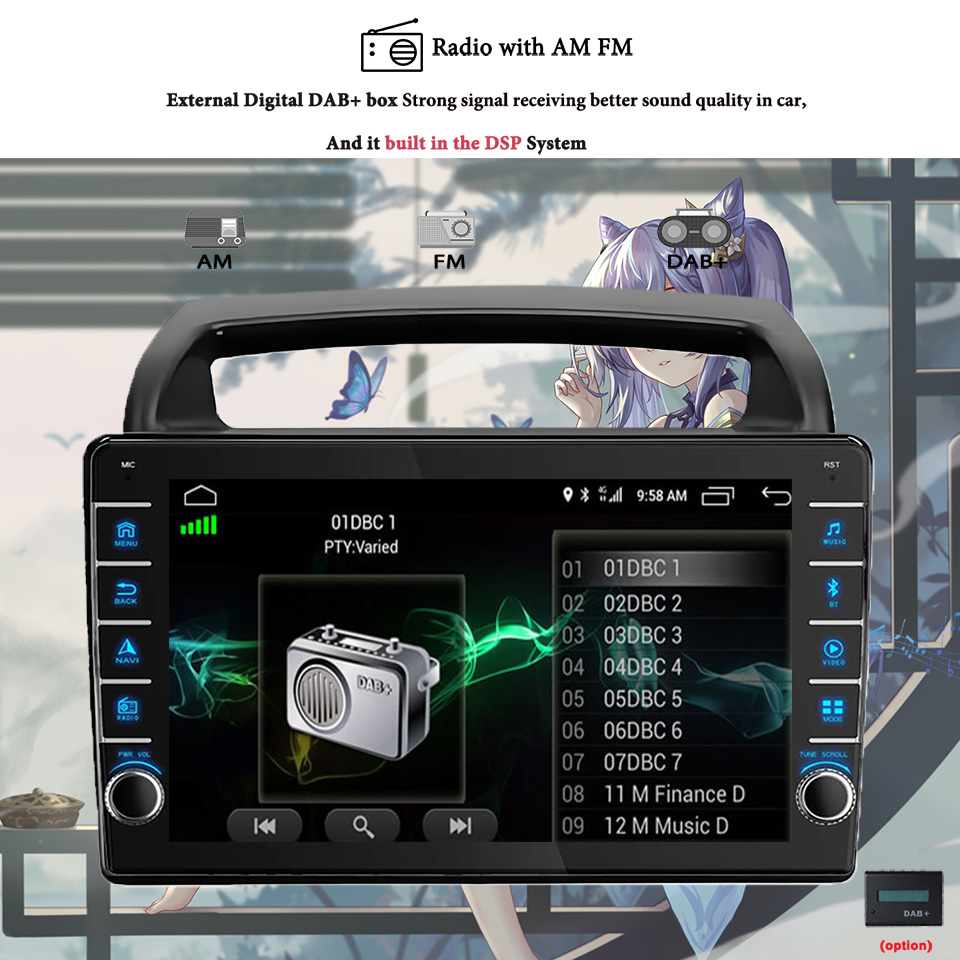 8G+128G Android 14 For Kia Car - Tablet Danish Mobile & Accessories Photos บทวิจารณ์และราคา