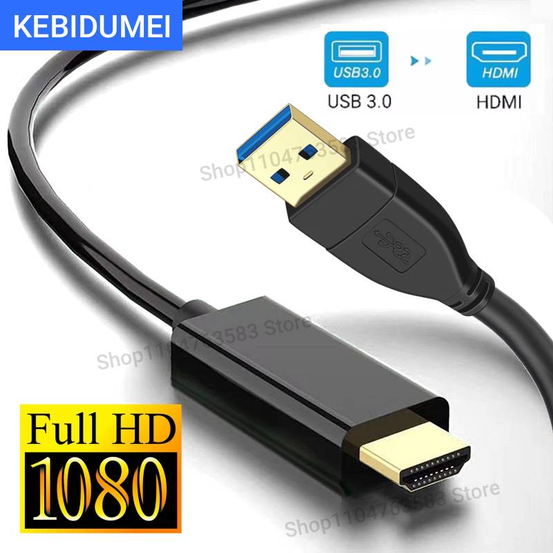 1.8M USB 3.0 To HDMI-compatibl - Hdmi Adapter Tablet บทวิจารณ์และราคา