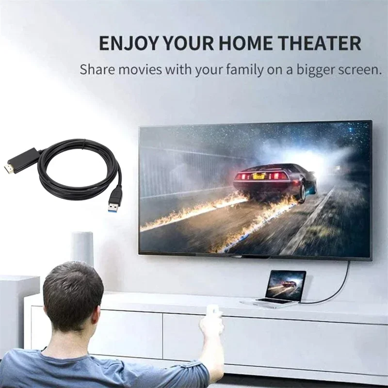 1.8M USB 3.0 To HDMI-compatibl - Hdmi Adapter Tablet บทวิจารณ์และราคา