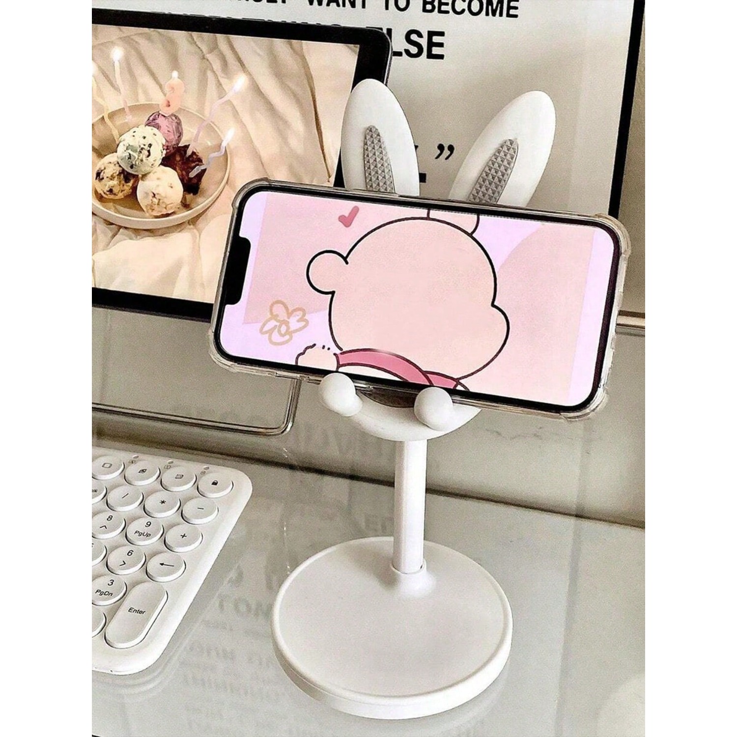 5/2/1pcs Cute Cartoon Rabbit A - Tablet Stand Adjustable บทวิจารณ์และราคา
