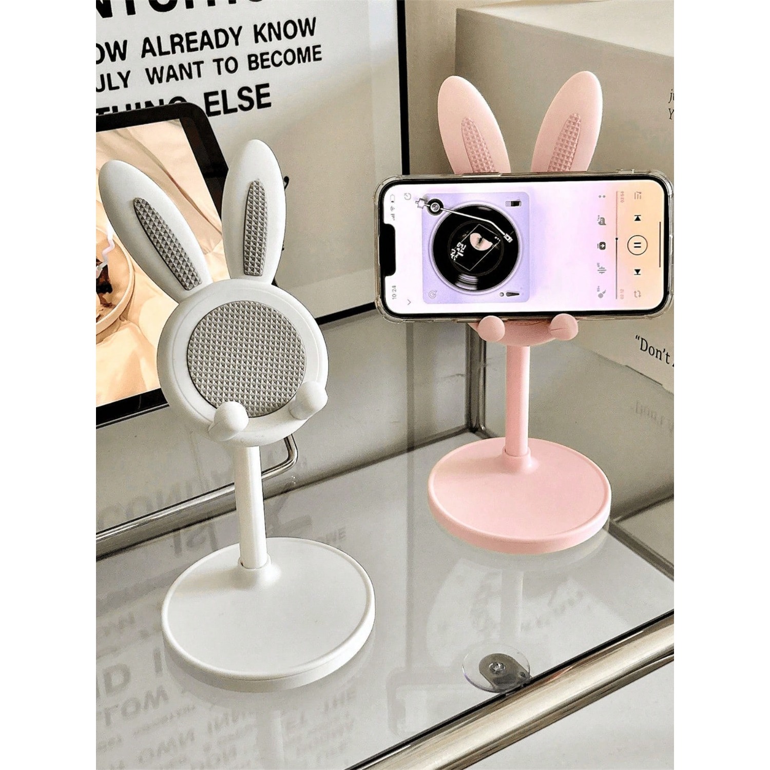 5/2/1pcs Cute Cartoon Rabbit A - Tablet Stand Adjustable บทวิจารณ์และราคา