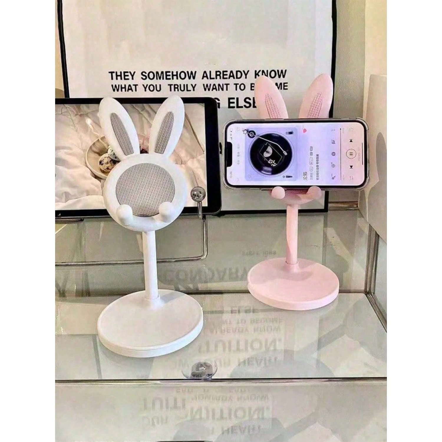 5/2/1pcs Cute Cartoon Rabbit A - Tablet Stand Adjustable บทวิจารณ์และราคา