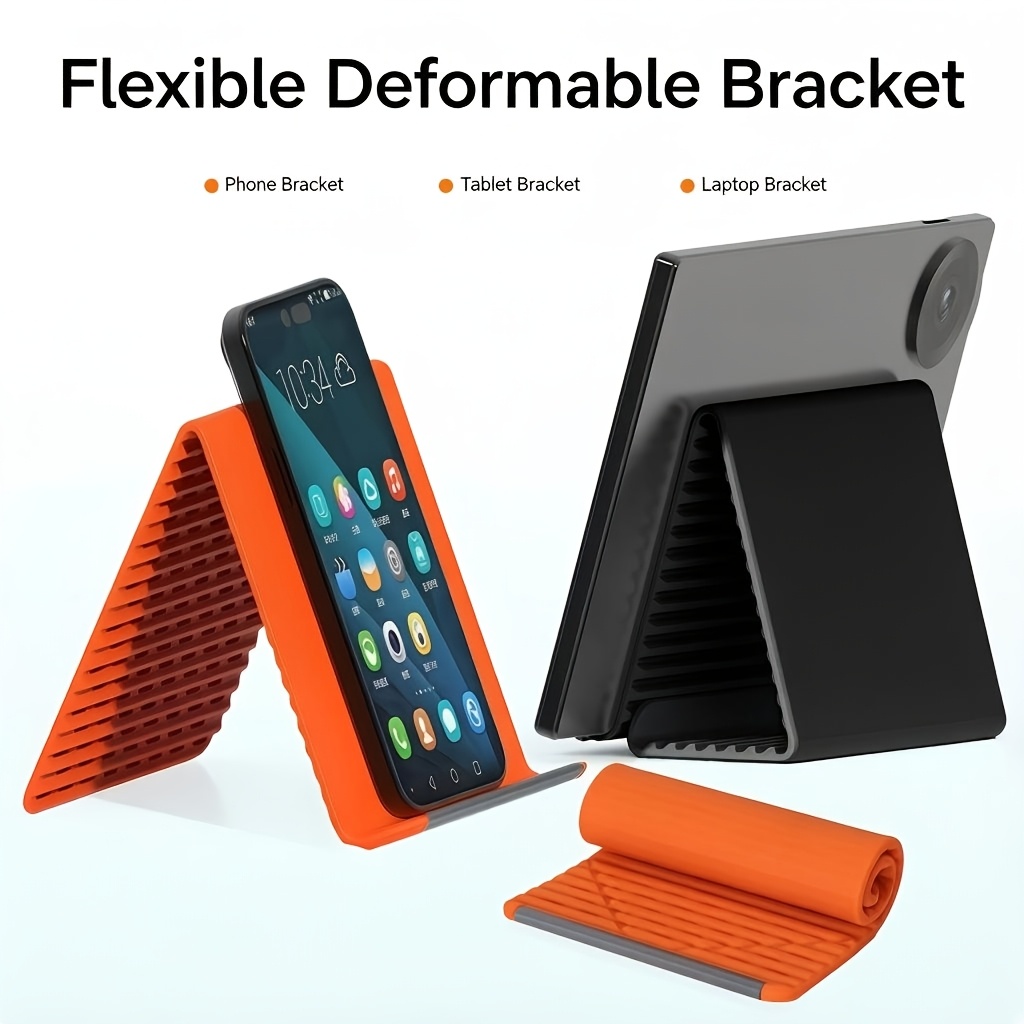 Portable Foldable Silicone Pho - Tablet Stand Adjustable บทวิจารณ์และราคา