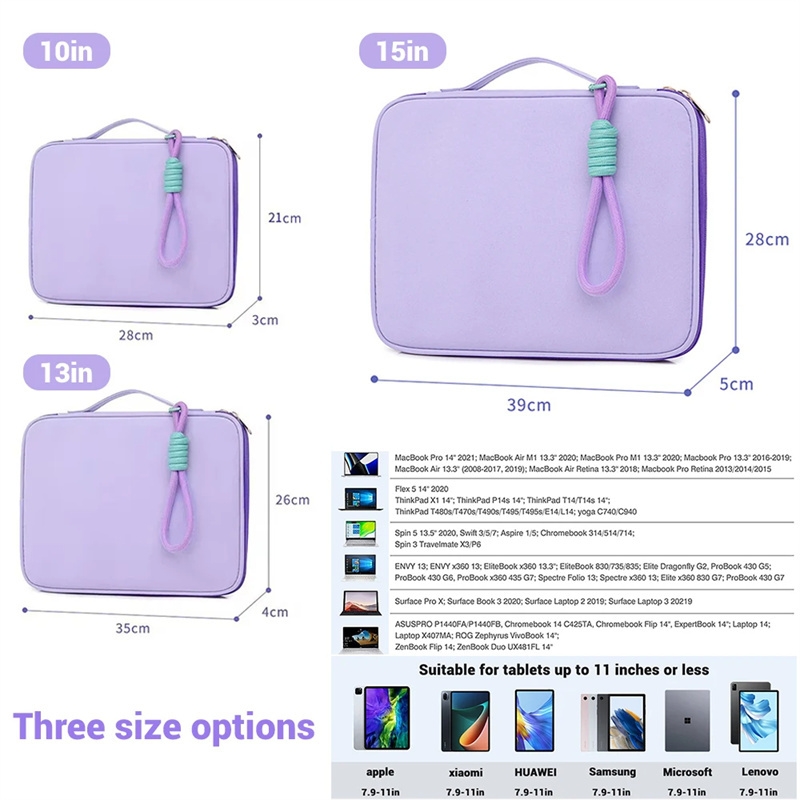 Handbag Case for iPad Samsung  - Lenovo Tablet P12 Accessories บทวิจารณ์และราคา