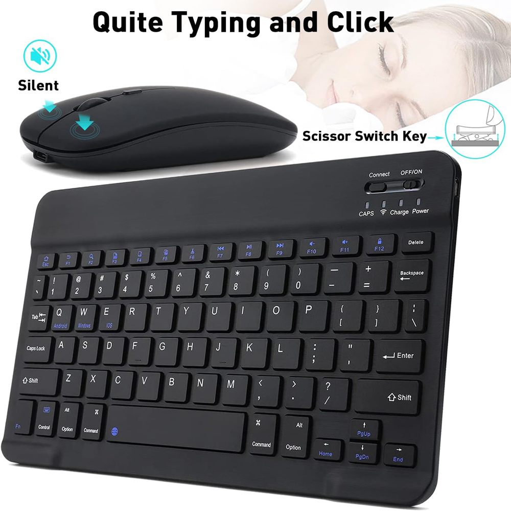 10 lnch Wireless  Bluetooth Mi - Tablet Accessories Keyboard บทวิจารณ์และราคา