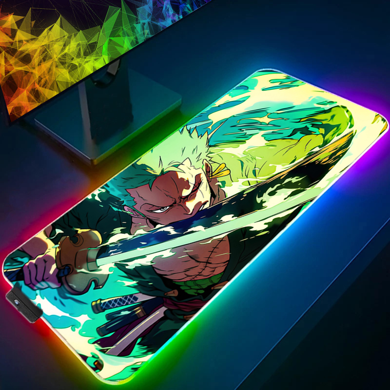 ONE PIECE Zoro Mouse Pad RGB G - Tablet Accessories Keyboard บทวิจารณ์และราคา