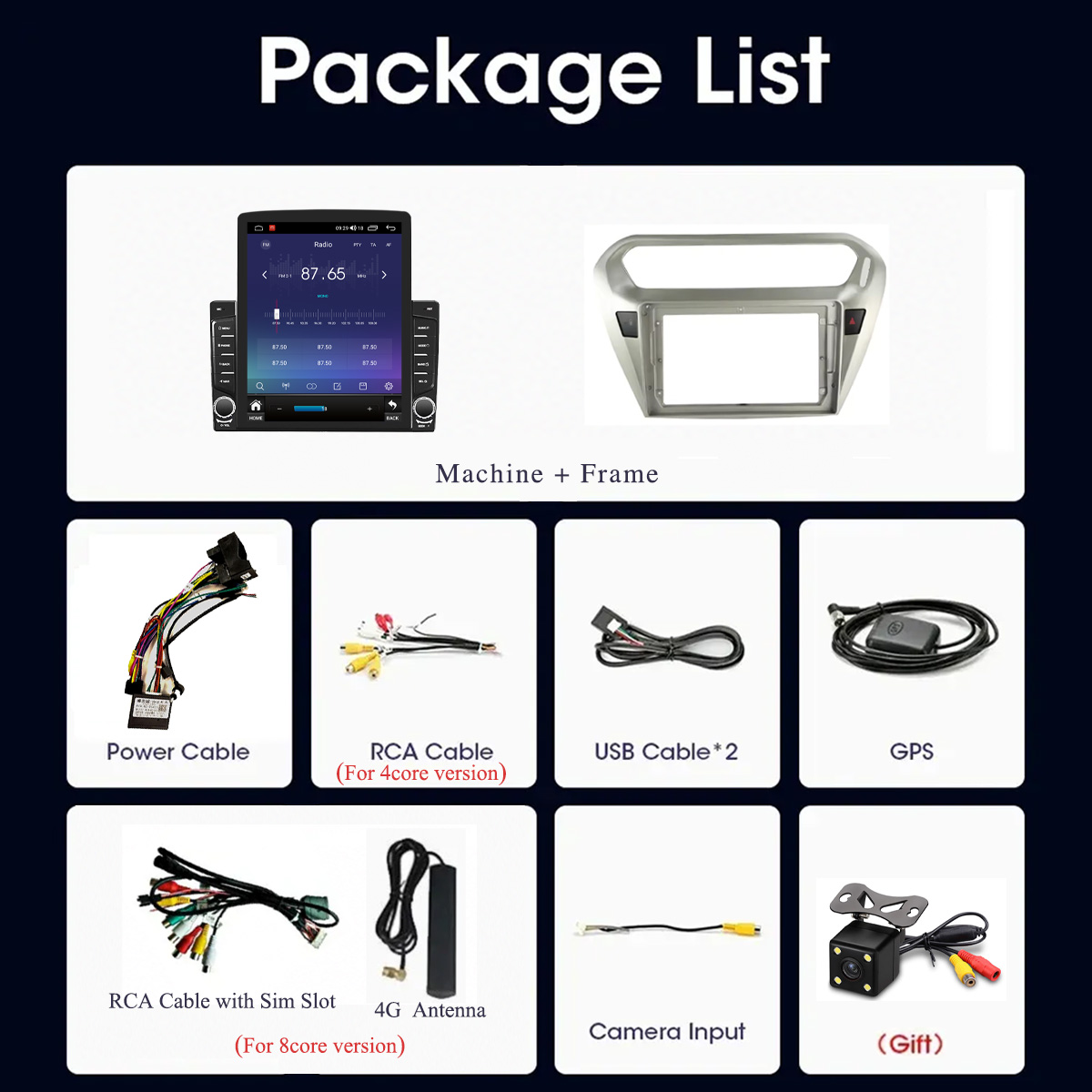 8G+128G Android 14 For Peugeot - Tablet Danish Mobile & Accessories Photos บทวิจารณ์และราคา