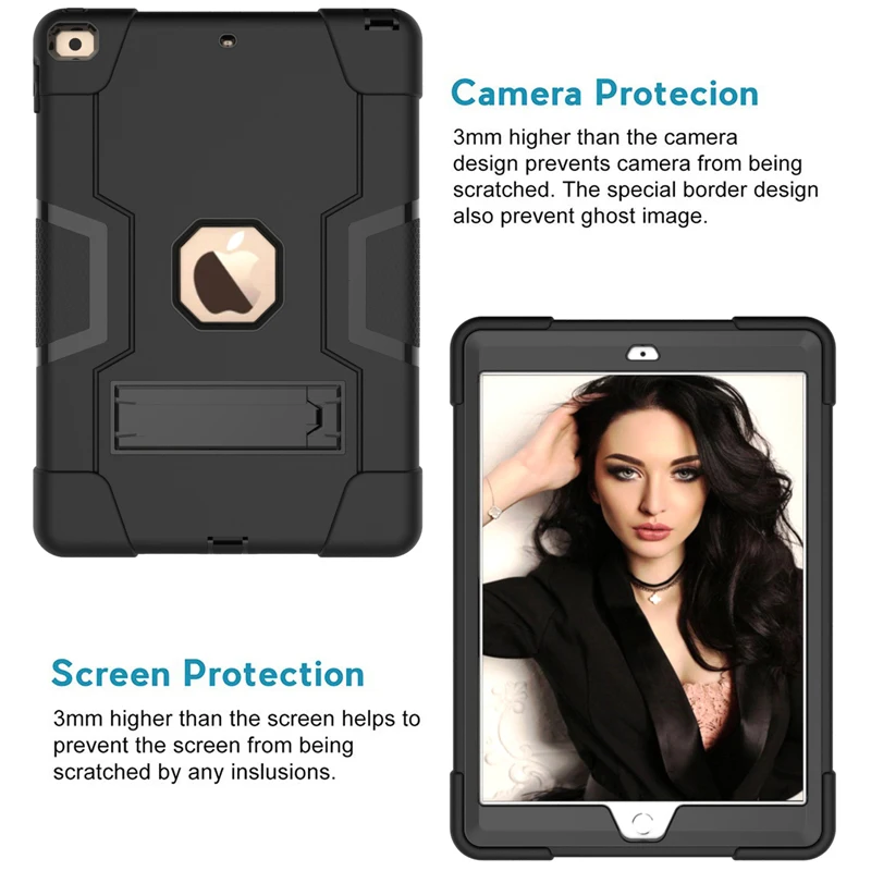Armor Stand Shockproof Kids Ta - Ipad Cover Folio บทวิจารณ์และราคา