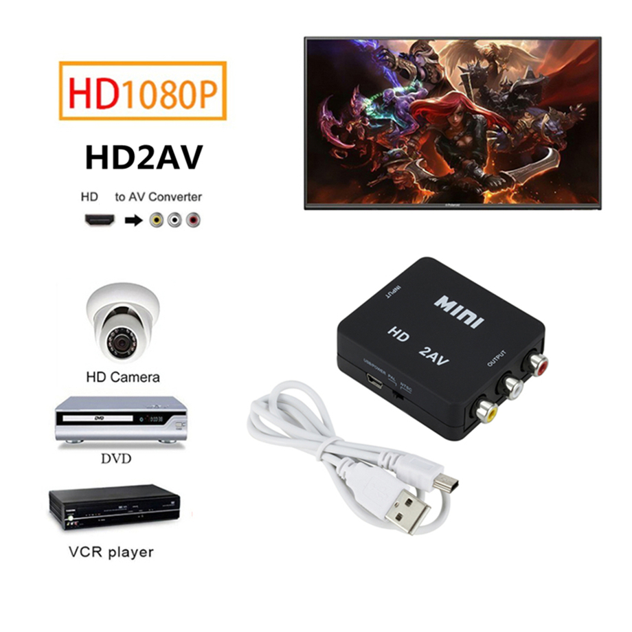 HDMI-compatible to AV RCA Conv - Hdmi Adapter Tablet บทวิจารณ์และราคา