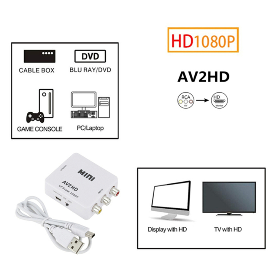 HDMI-compatible to AV RCA Conv - Hdmi Adapter Tablet บทวิจารณ์และราคา