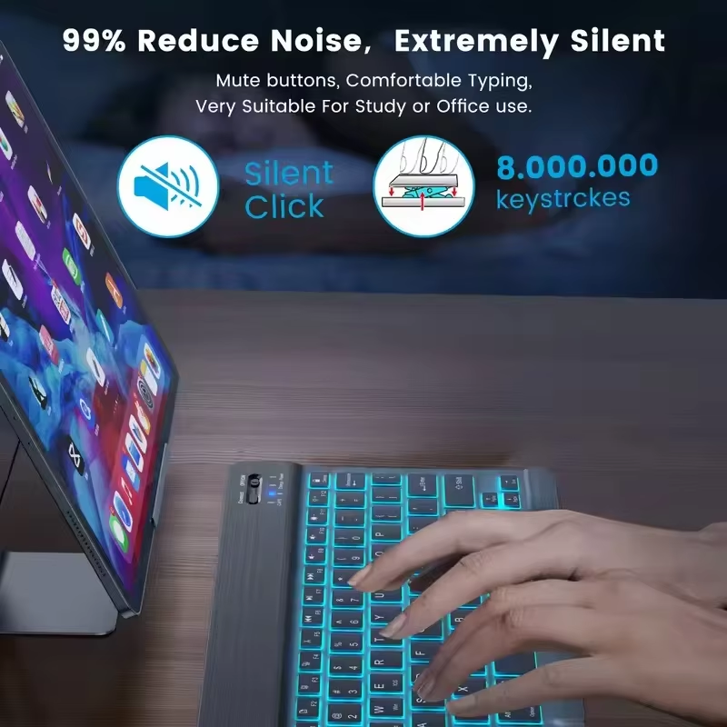 New Ultra Slim Portable 7 Colo - Tablet Accessories Keyboard บทวิจารณ์และราคา