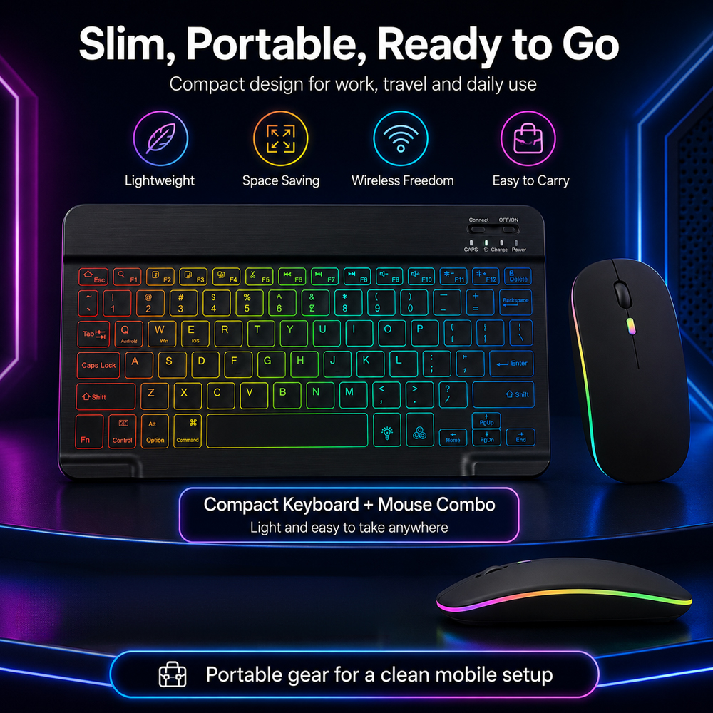 New Ultra Slim Portable 7 Colo - Tablet Accessories Keyboard บทวิจารณ์และราคา