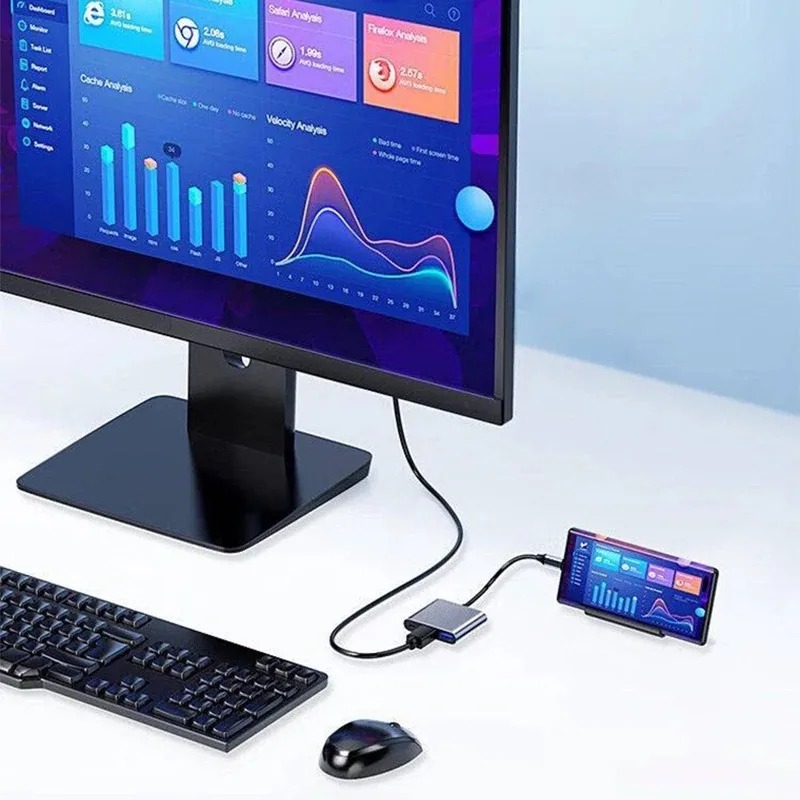 USB C HUB 3in1 Type C 3.0 to H - Hdmi Adapter Tablet บทวิจารณ์และราคา