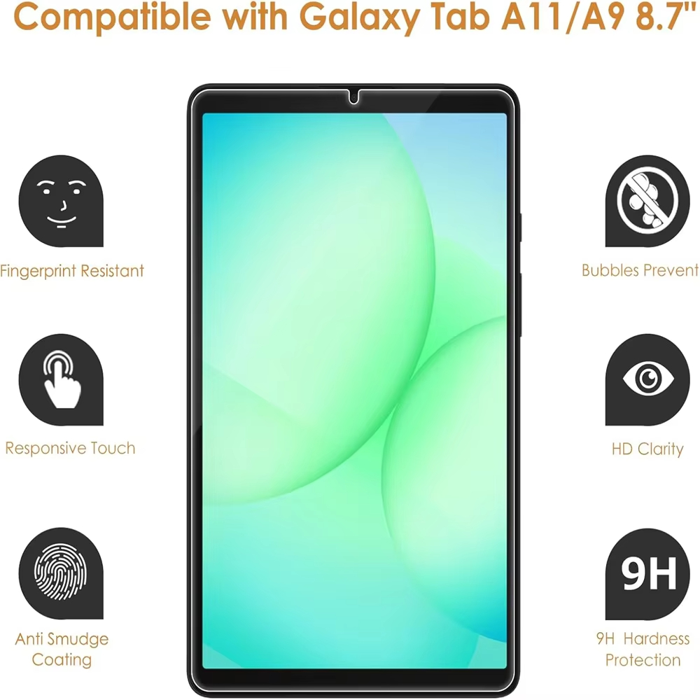 8.7-inch tempered glass film f - Tablet Accessories For Samsung บทวิจารณ์และราคา