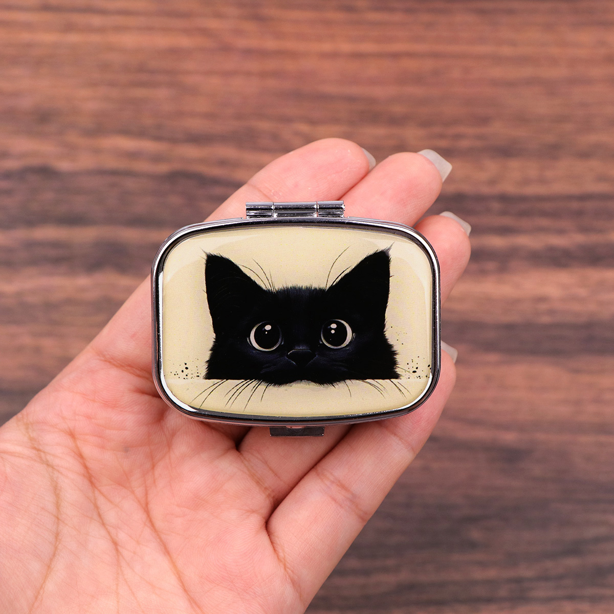 Cute Black Cat Travel Pill Org - Boox Tablet Accessories บทวิจารณ์และราคา