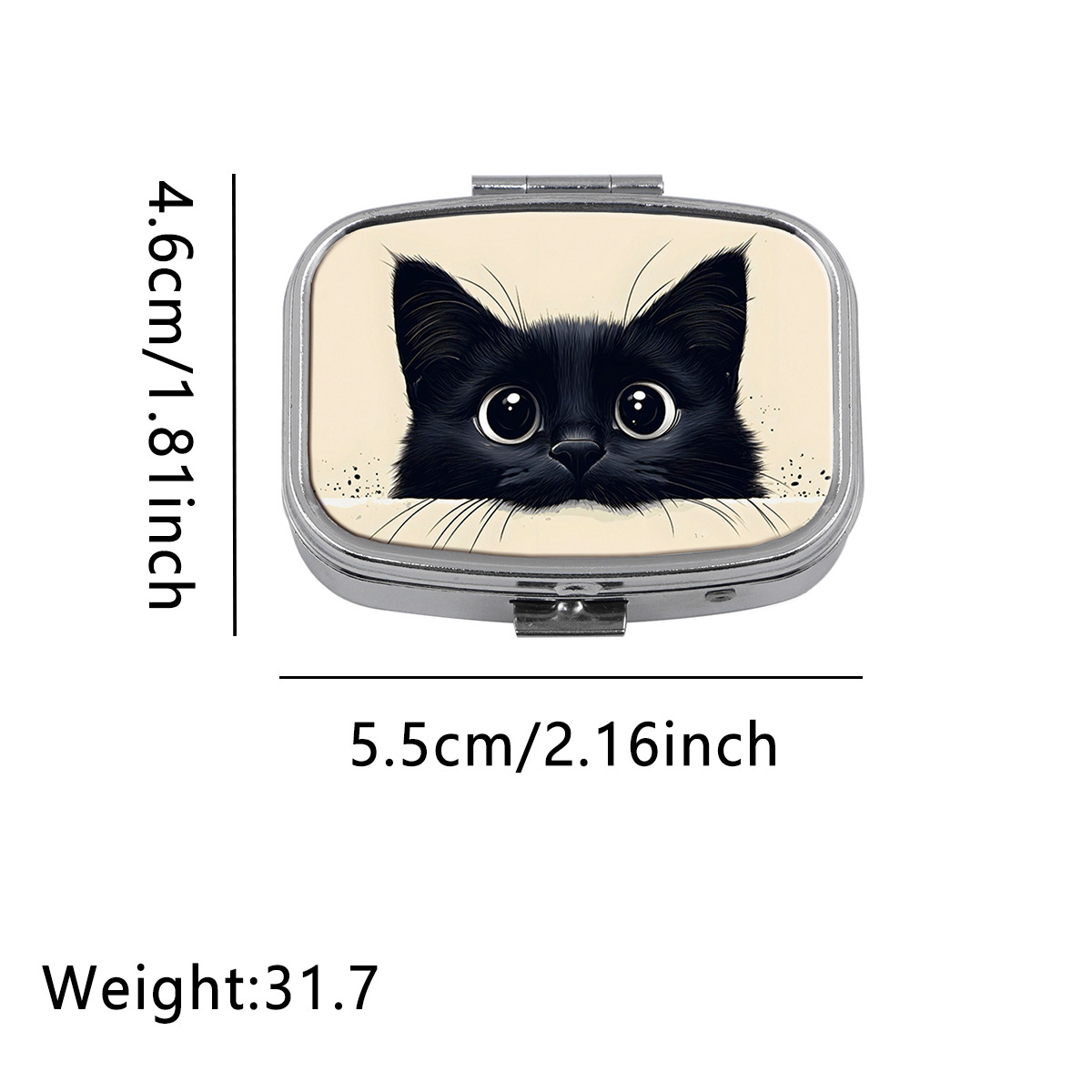 Cute Black Cat Travel Pill Org - Boox Tablet Accessories บทวิจารณ์และราคา