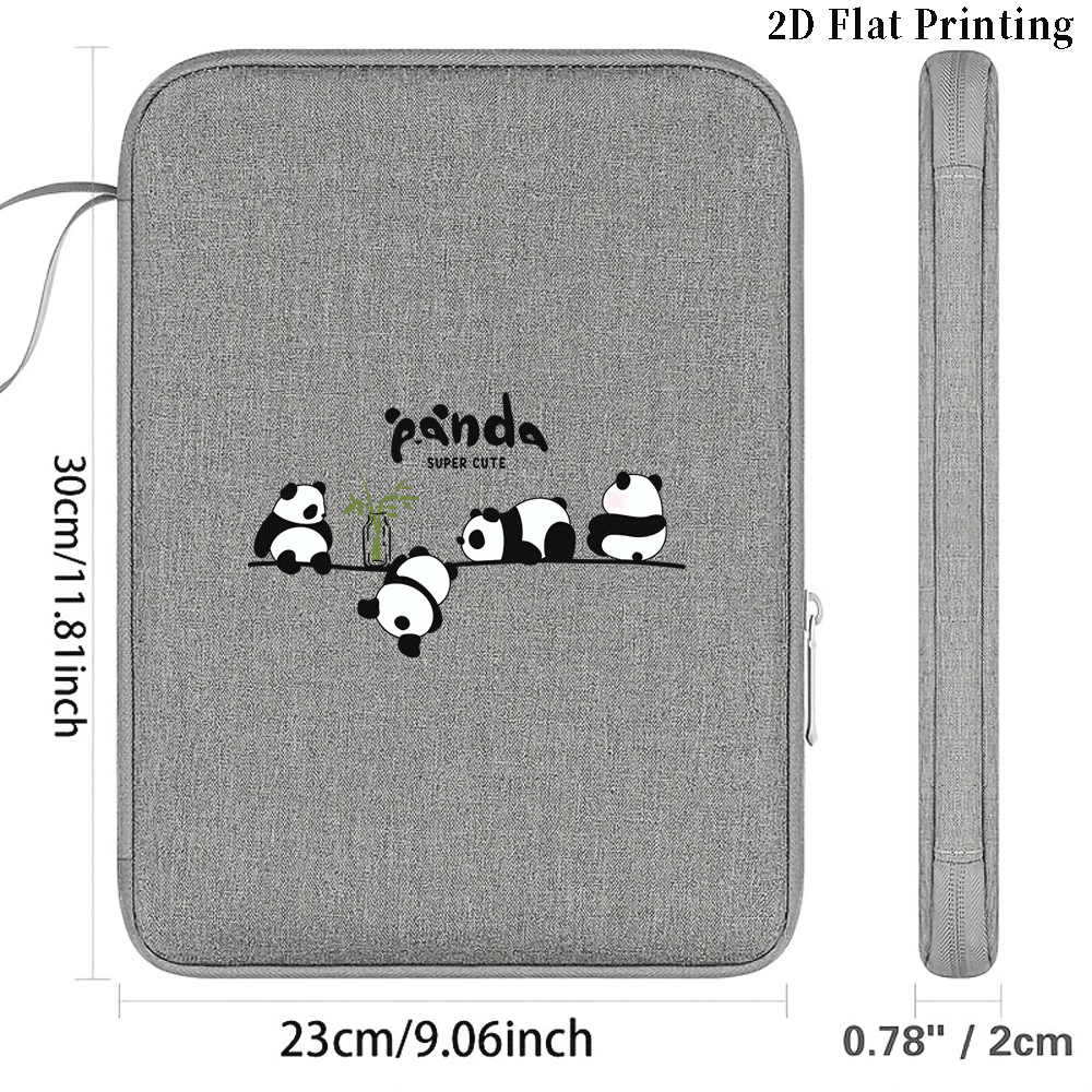 Panda Print Tablet Sleeve Bag  - Lenovo Tablet P12 Accessories บทวิจารณ์และราคา