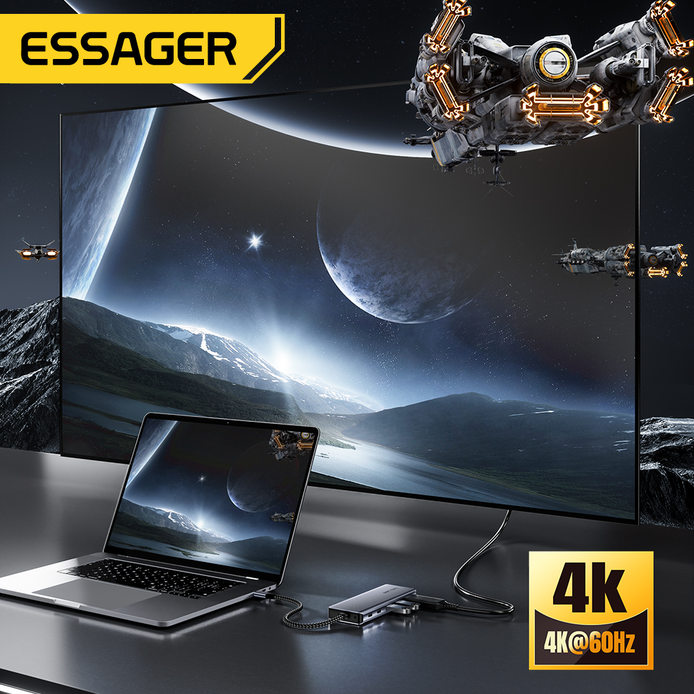 Essager USB C Hub With M.2 SSD - Hdmi Adapter Tablet บทวิจารณ์และราคา