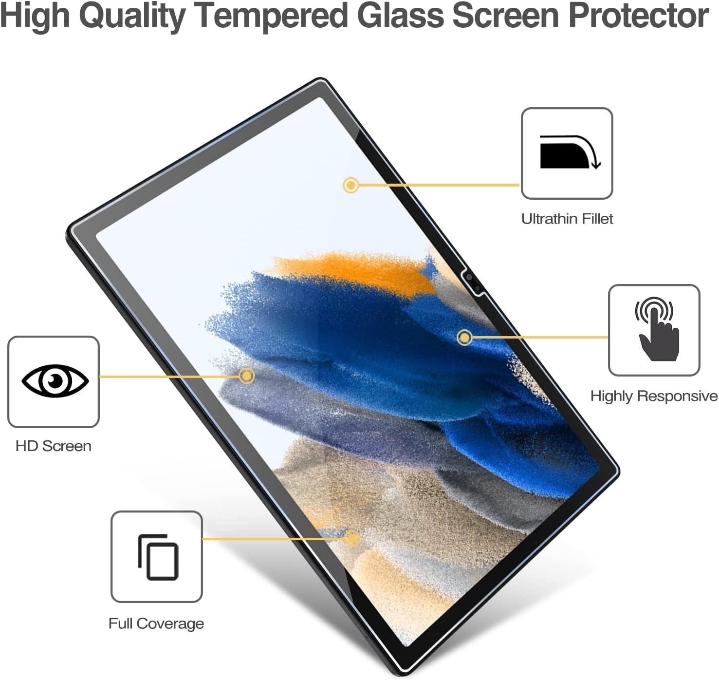 Screen Protector for Samsung G - Tablet Accessories For Samsung บทวิจารณ์และราคา