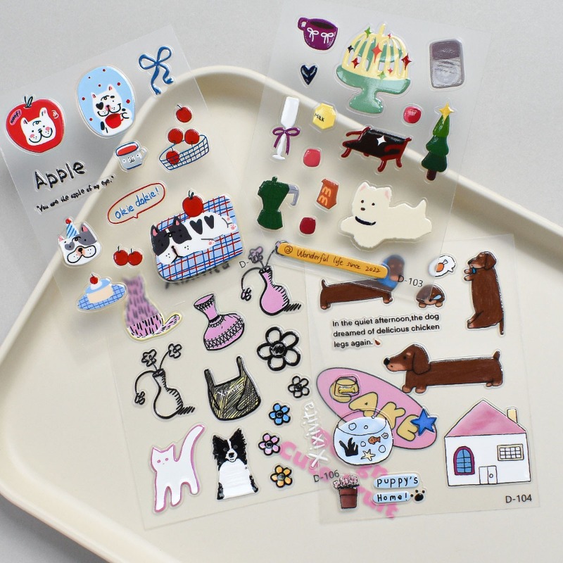 Cute Green Apple Cat Jelly Sti - Boox Tablet Accessories บทวิจารณ์และราคา
