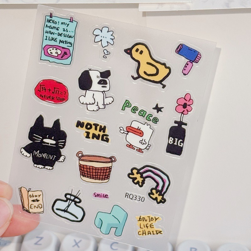 Cute Green Apple Cat Jelly Sti - Boox Tablet Accessories บทวิจารณ์และราคา