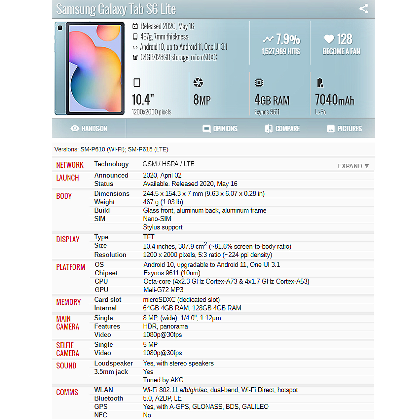 For Samsung Galaxy Tab S6 Lite - Tablet Accessories For Samsung บทวิจารณ์และราคา
