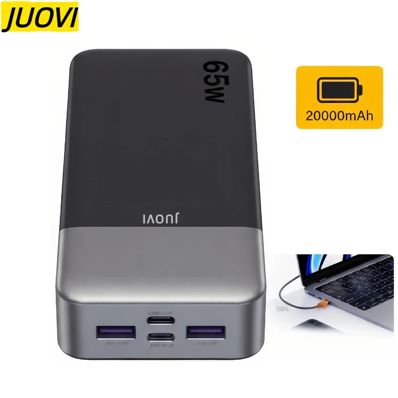 JUOVI 20000mAh Power Bank 65W  - Tablet Accessories For Samsung บทวิจารณ์และราคา