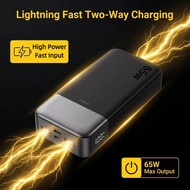 JUOVI 20000mAh Power Bank 65W  - Tablet Accessories For Samsung บทวิจารณ์และราคา
