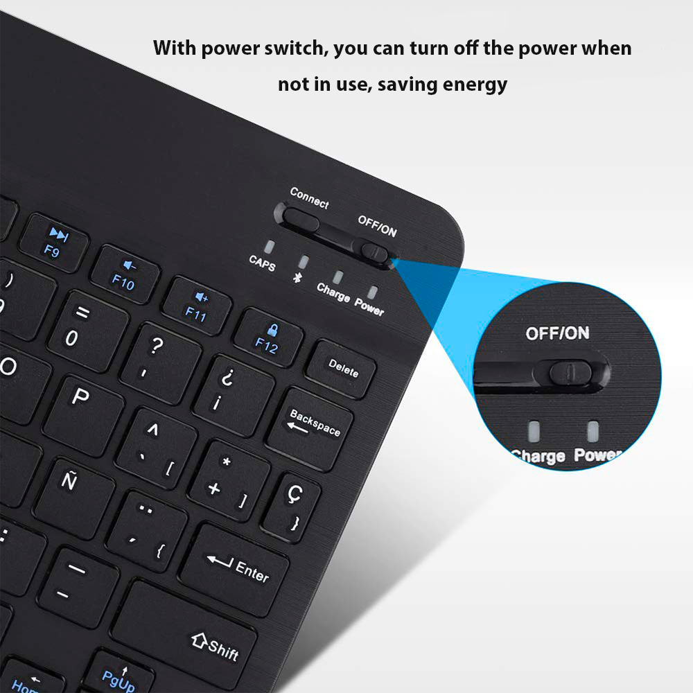 Bluetooth Wireless Keyboard Fo - Tablet Accessories Keyboard บทวิจารณ์และราคา