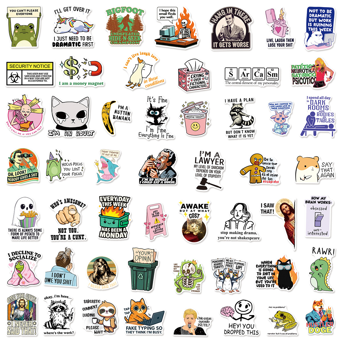50/100 Pcs Ironic Text & Patte - Boox Tablet Accessories บทวิจารณ์และราคา
