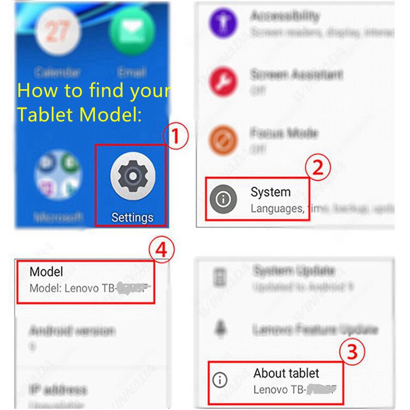 Case For Lenovo tab M8 FHD 8.0 - Tablet Accessories Lenovo บทวิจารณ์และราคา