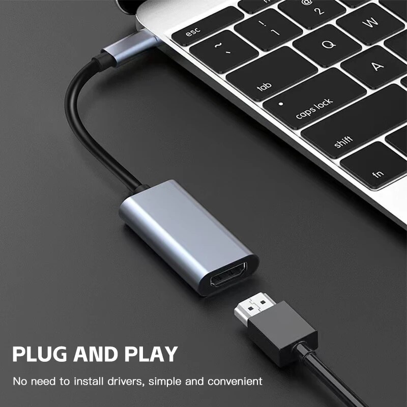 TYPE C to HDTV 4K Adapter USB  - Hdmi Adapter Tablet บทวิจารณ์และราคา